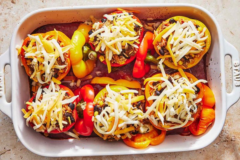 Stuffed Bell Peppers with Beef
