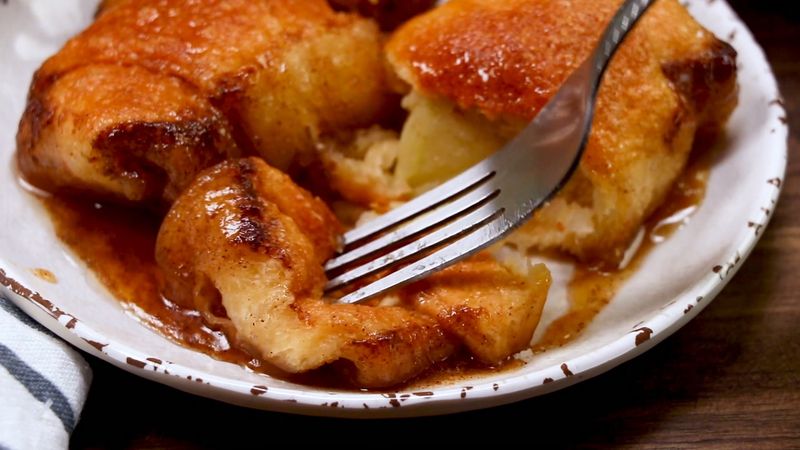Crescent Roll Apple Dumplings