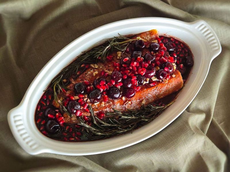 Cherry-Crusted Salmon