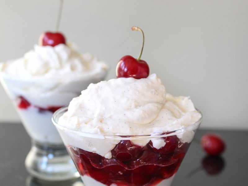 Cherry Mousse Cups