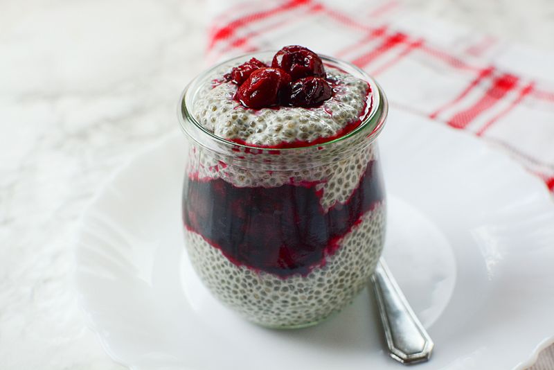 Cherry Chia Pudding