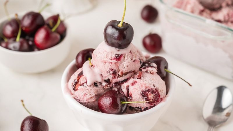 Cherry Vanilla Ice Cream