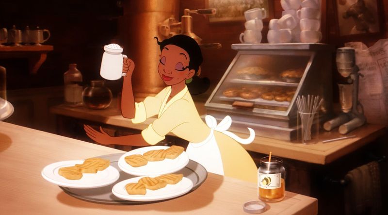Beignets in The Princess and the Frog