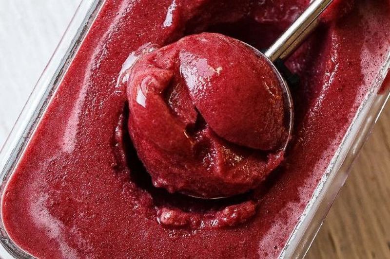 Cherry Limeade Sorbet