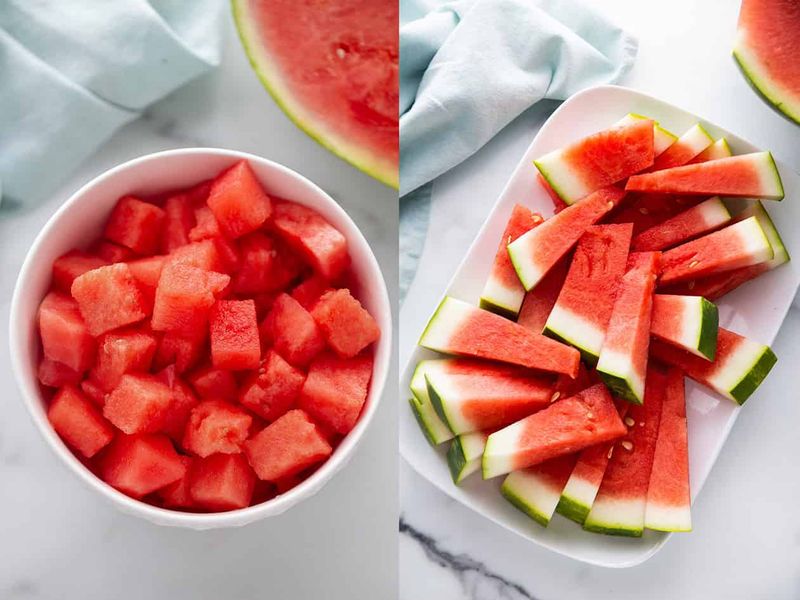 Watermelon Cubes