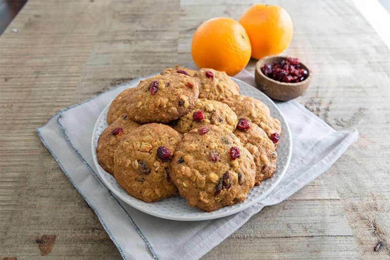 Cranberry Orange Oatmeal Cookies