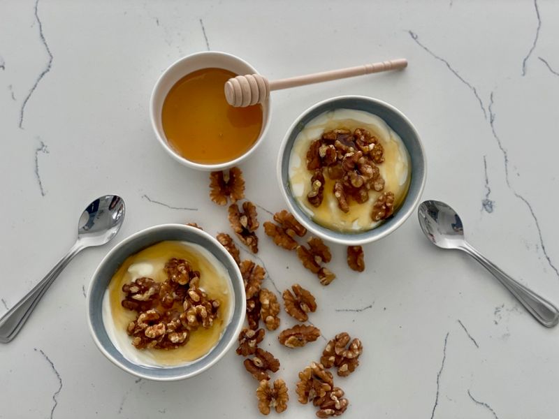 Greek Yogurt with Nuts and Honey