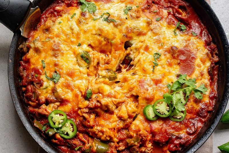 Mexican Beef and Rice Casserole