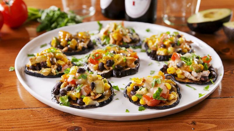 Eggplant Tostadas