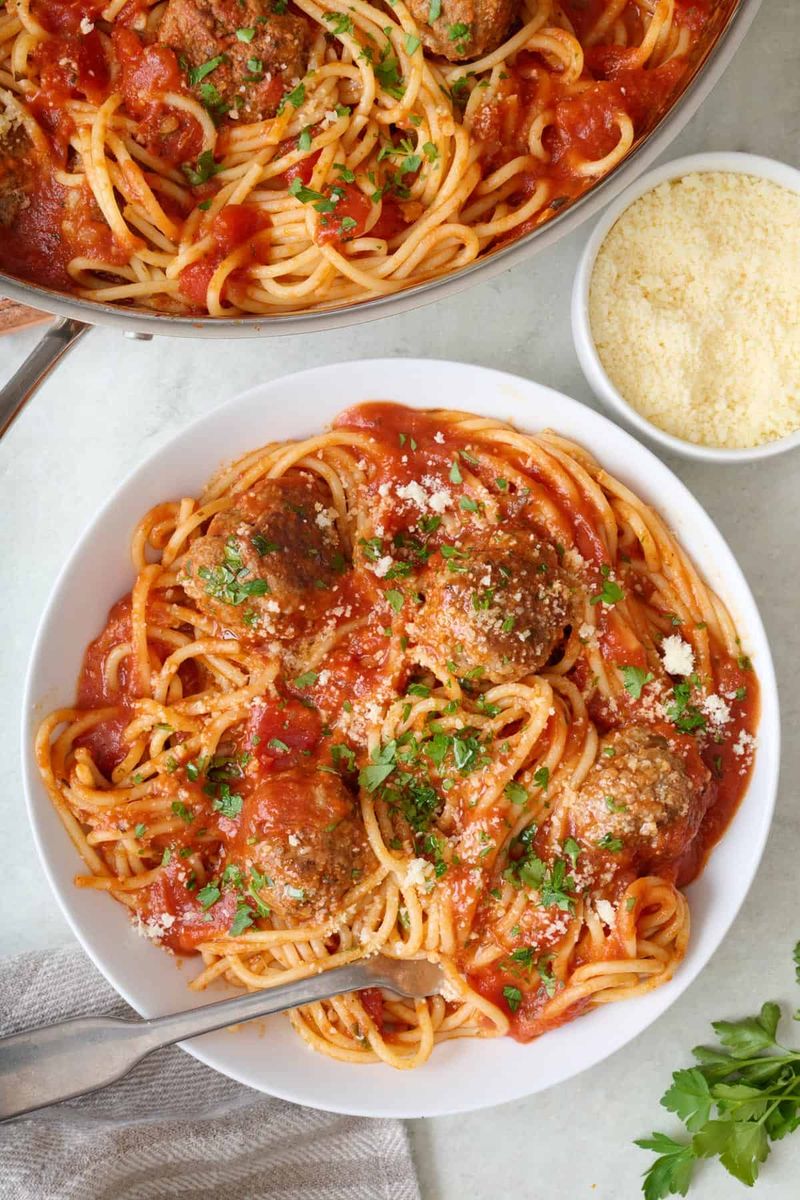 Spaghetti and Meatballs