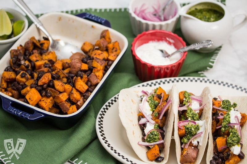Sweet Potato and Black Bean Tacos