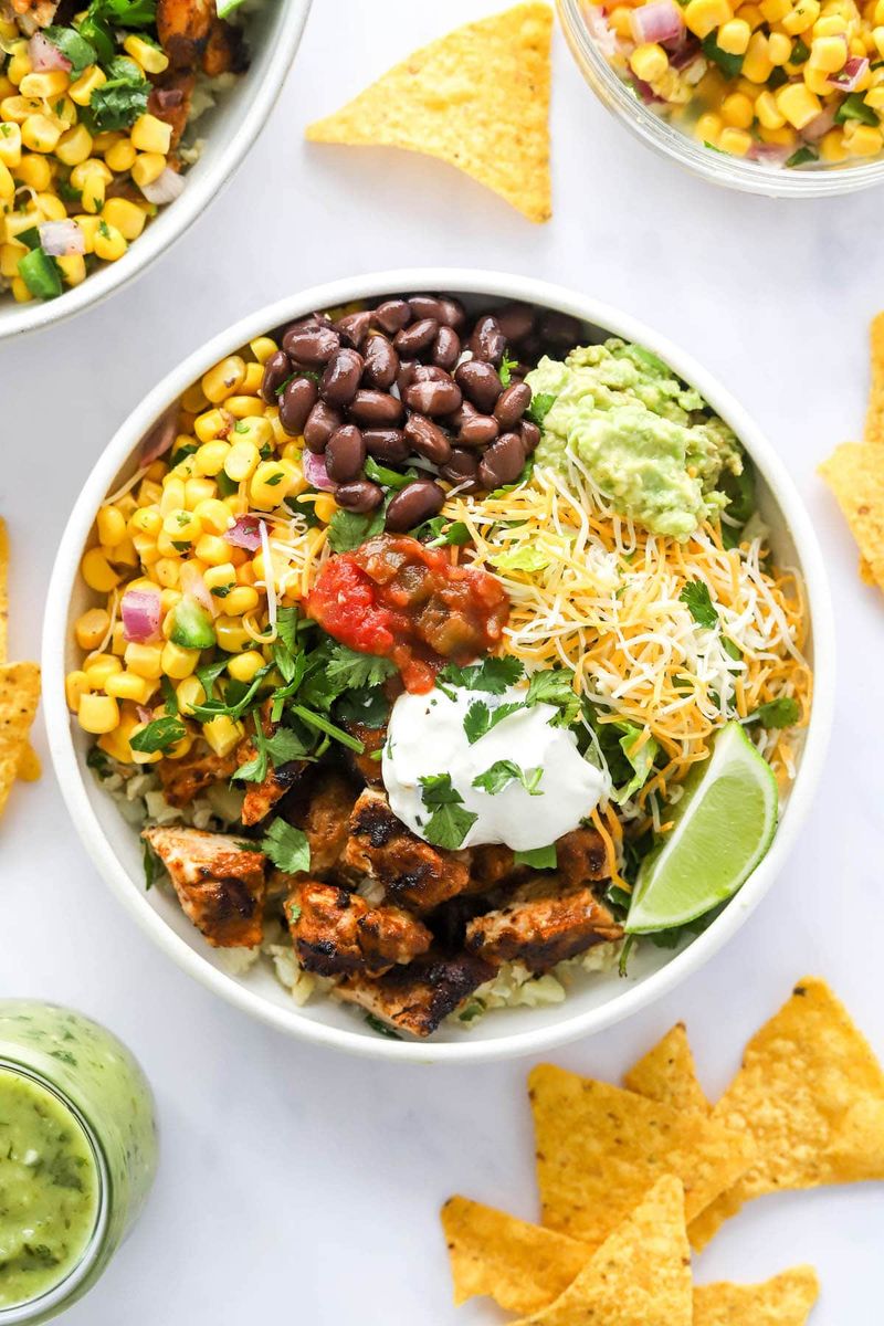 Chicken Burrito Bowls