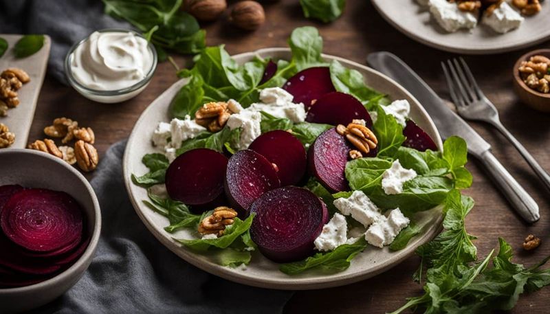 Beet and Goat Cheese Salad
