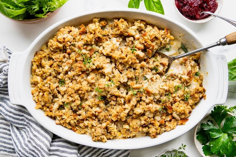 Turkey and Stuffing Casserole