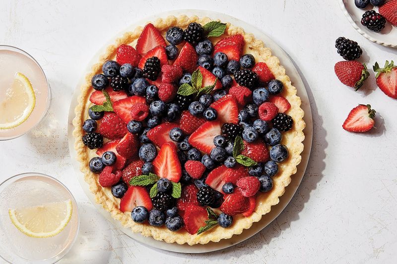 Almond Flour Berry Tart