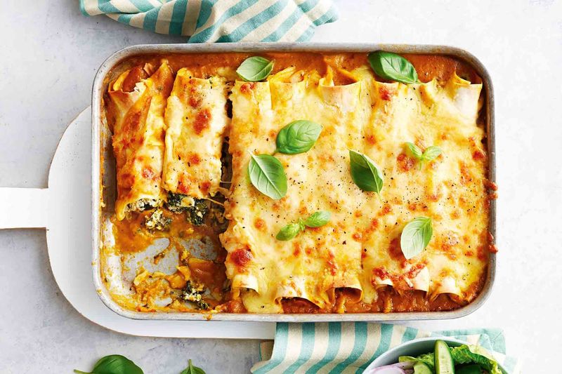 Pumpkin and Ricotta Cannelloni