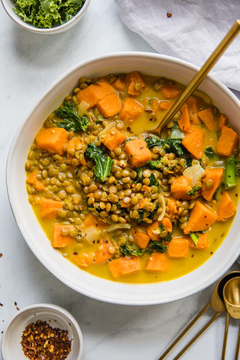 Sweet Potato and Lentil Curry