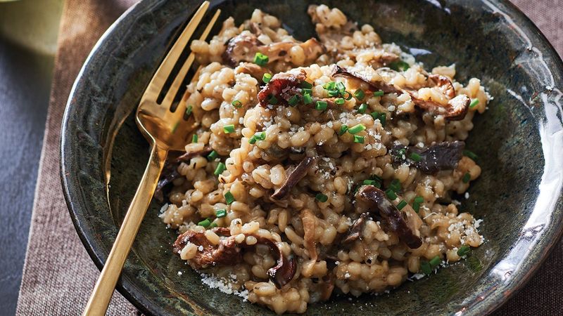 Mushroom Barley Risotto