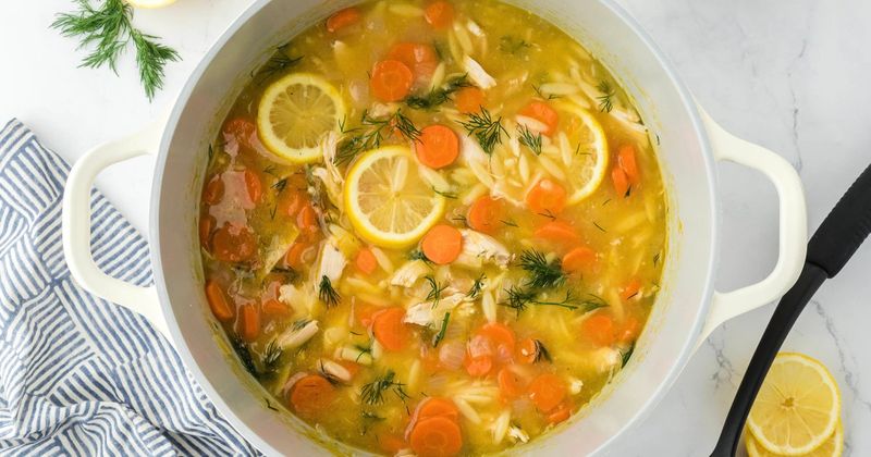 Lemon Orzo Soup