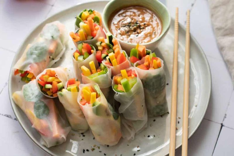 Veggie Rice Paper Rolls