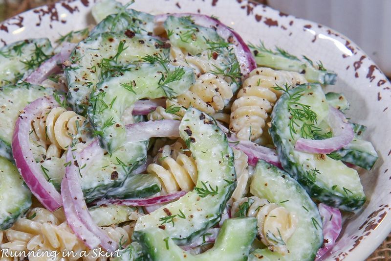 Cucumber Dill Pasta Salad
