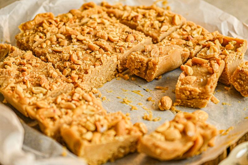 Nutty Coconut Peanut Fudge