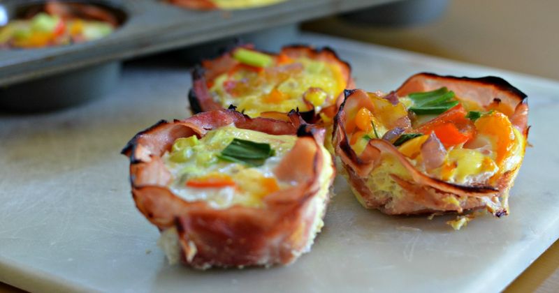 Ham and Cheese Breakfast Cups