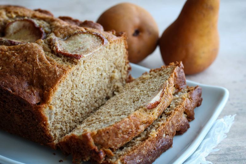 Pear Walnut Bread