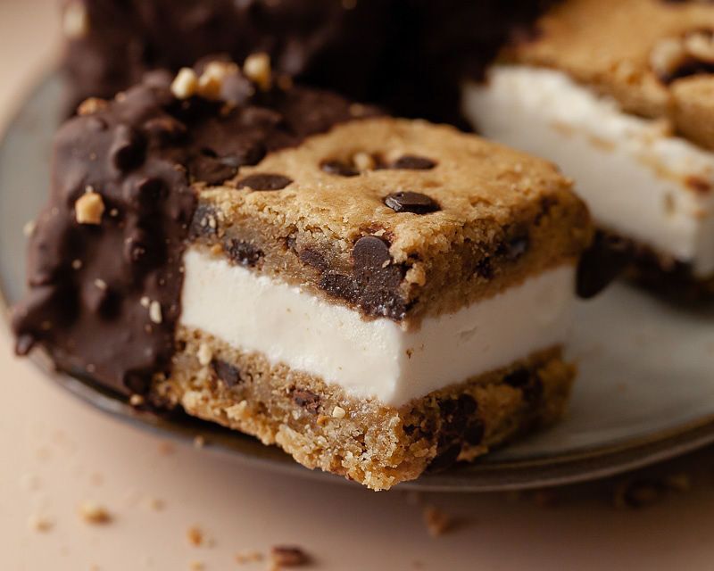 Chocolate Chip Ice Cream Sandwiches