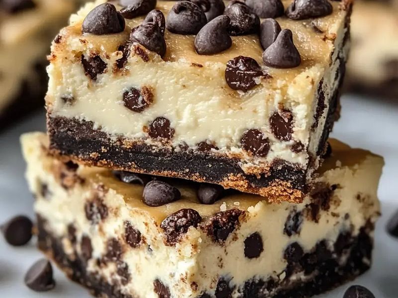 Chocolate Chip Cheesecake Bars