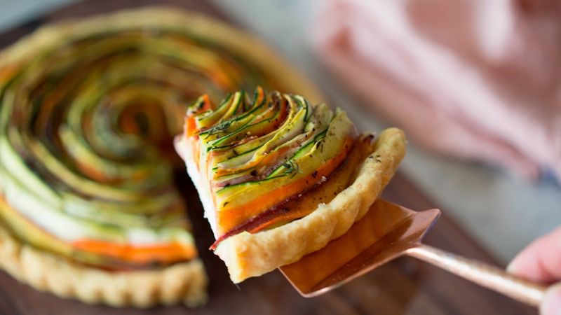Vegetable Tart with Goat Cheese
