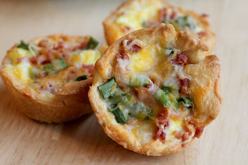 Bacon, Egg, and Cheese Breakfast Cups
