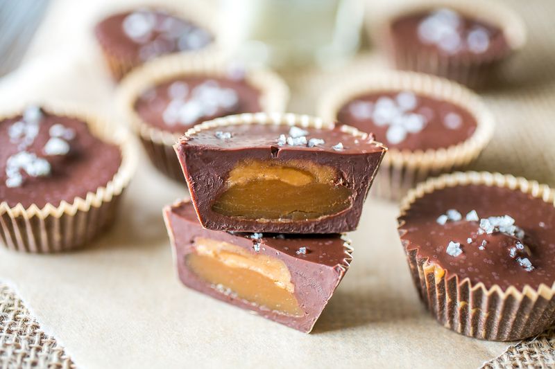 Salted Caramel Chocolate Bites