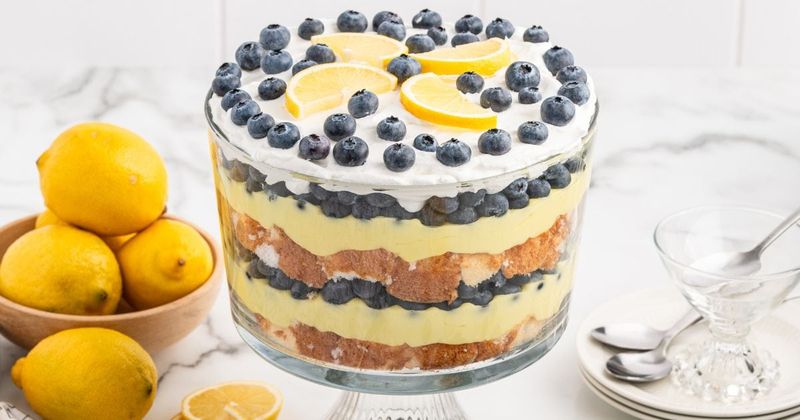 Lemon Blueberry Trifle