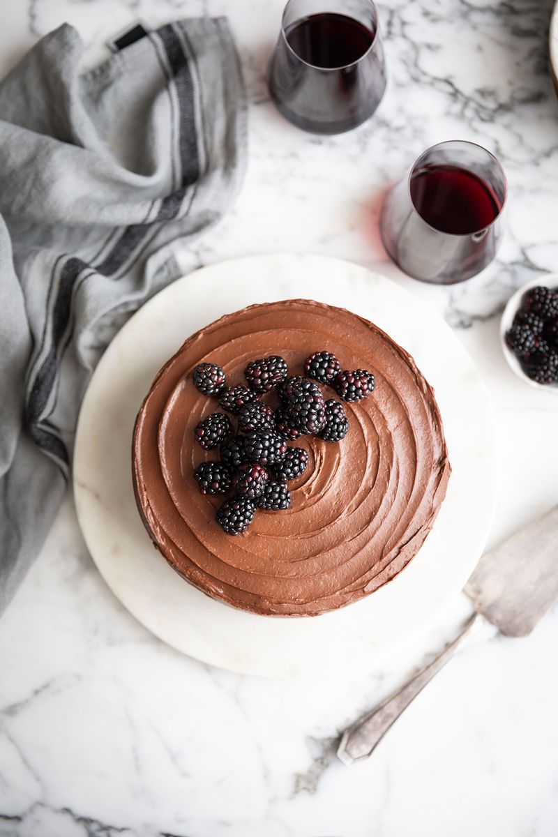 Red Wine Chocolate Cake