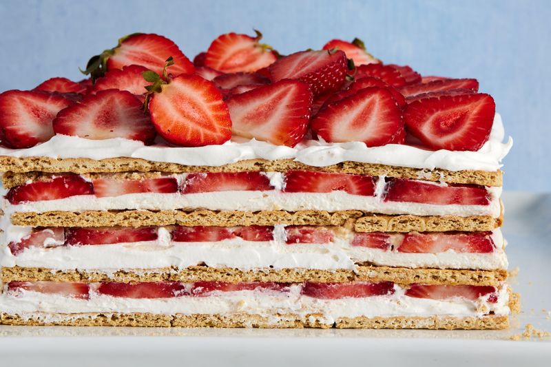 Strawberry Icebox Cake