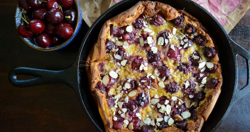 Cherry Almond Clafoutis