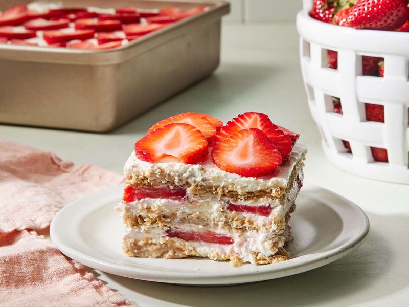 Strawberry Icebox Cake