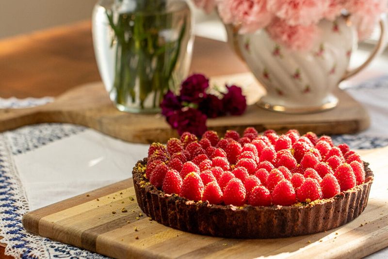 Chocolate Raspberry Tart