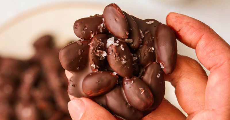 Dark Chocolate Almond Clusters
