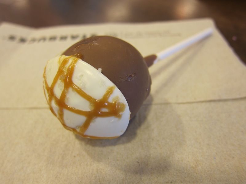 Salted Caramel Cake Pop