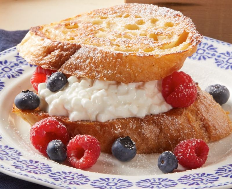 Stuffed Berry and Cream Cheese French Toast