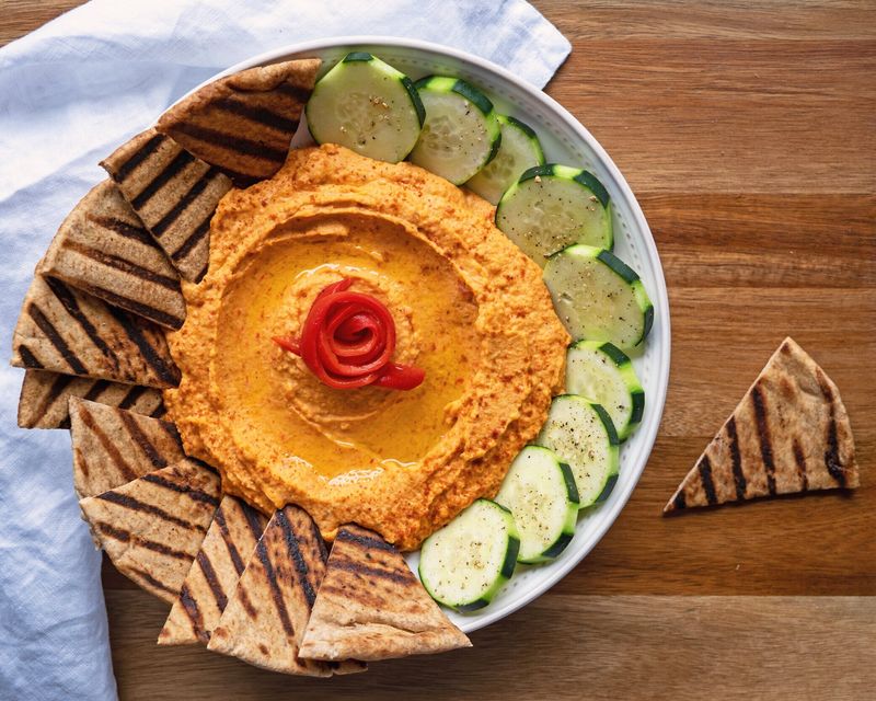 Roasted Red Pepper Hummus