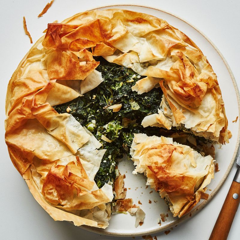Spinach and Feta Phyllo Pie