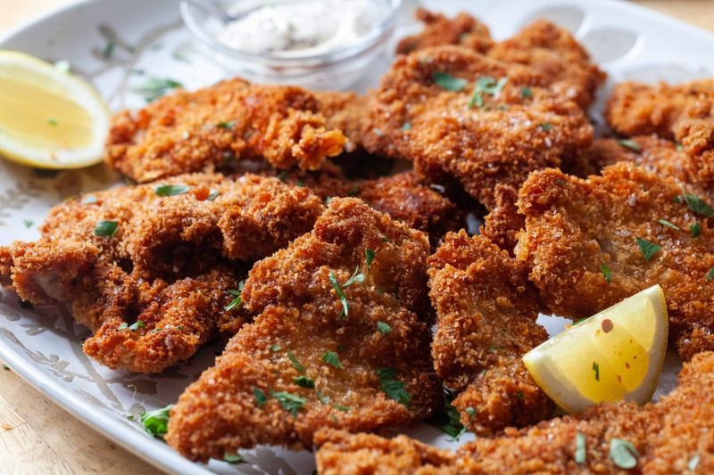 Fried Chicken with Spicy Honey