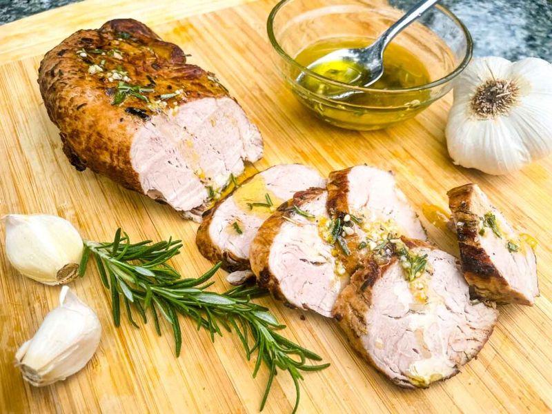 Rosemary and Garlic Grilled Pork Tenderloin
