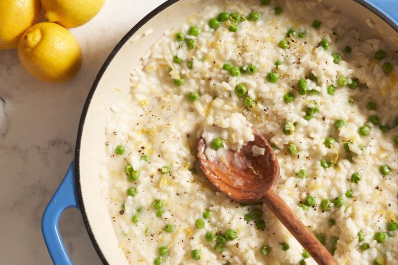 Risotto with Peas and Parmesan