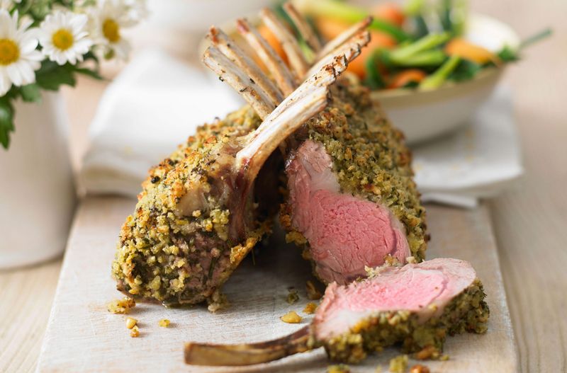 Herb-Crusted Grilled Lamb Chops