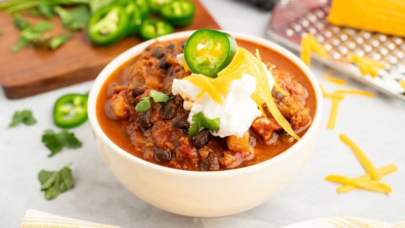Beef and Black Bean Chili