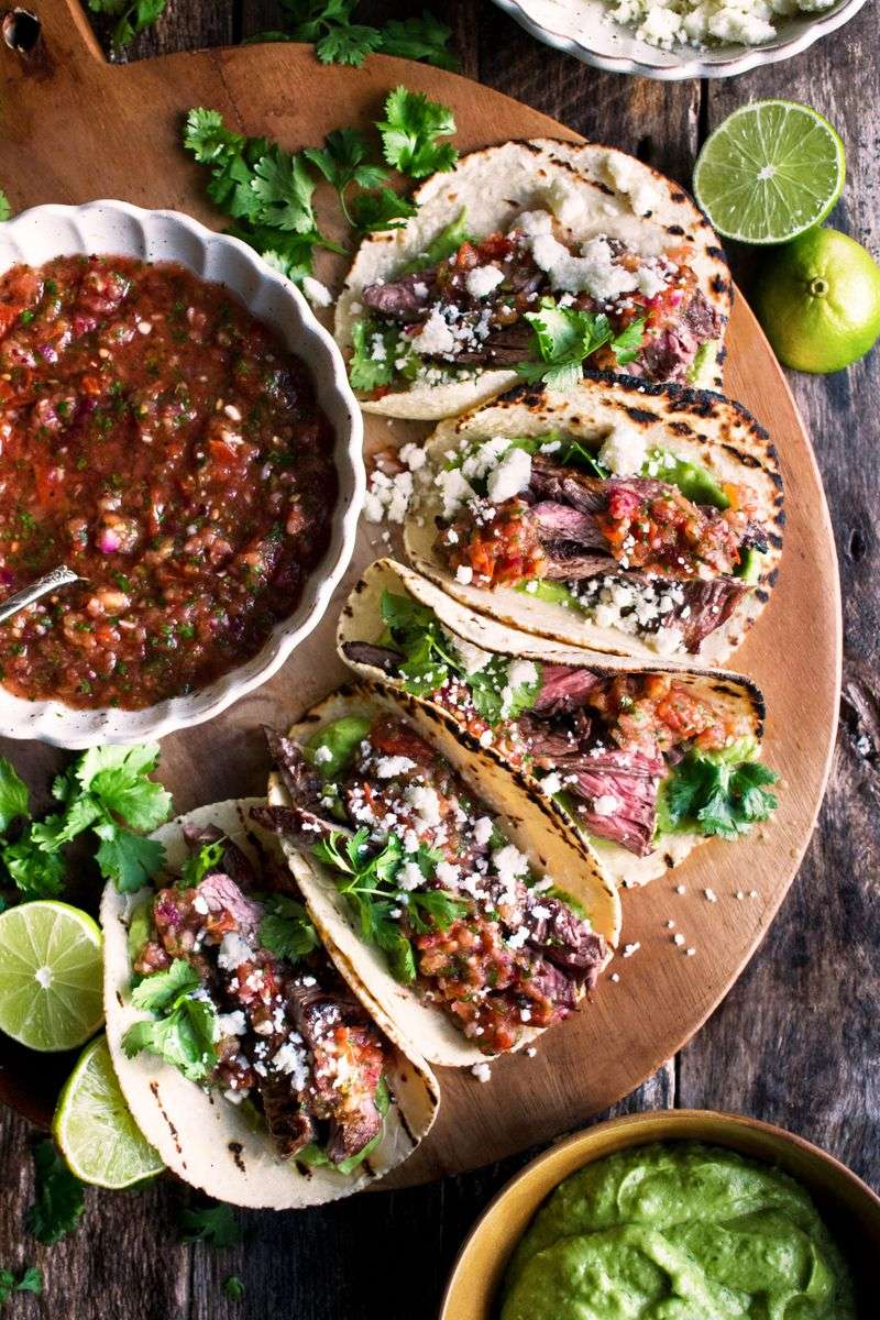 Beef Tacos with Fresh Salsa